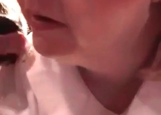 Nice zoophile is swallowing a dog cock