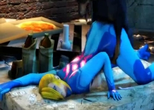 Metroid's Samus gets fucked hard